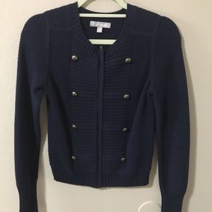 Banana Republic Navy Commander Sweater. XS